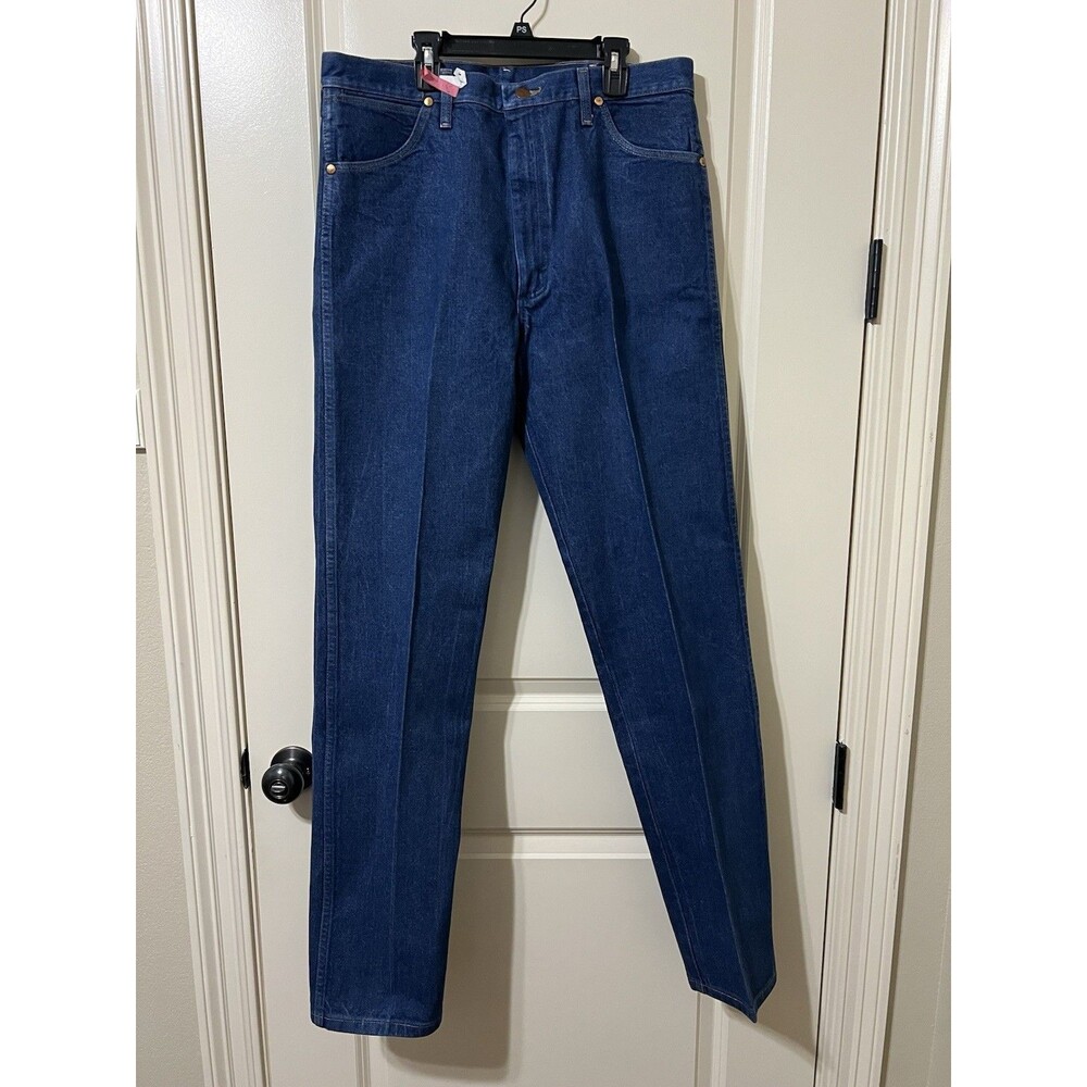 Wrangler Men's 13MWZ Cowboy Cut Jeans Dark Wash  Size 36x36